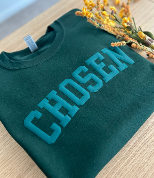 Chosen, Forest Green Crewneck